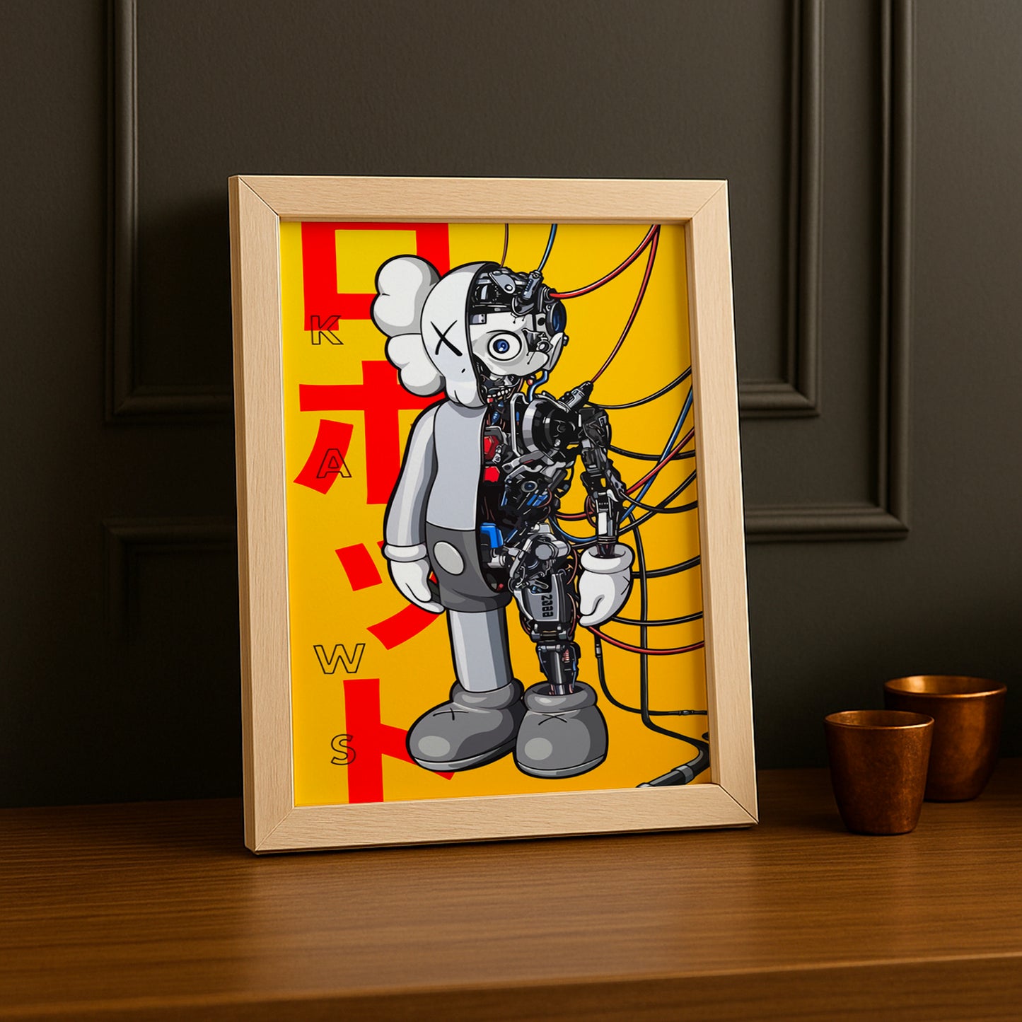 Cadre photo Kaws Robot