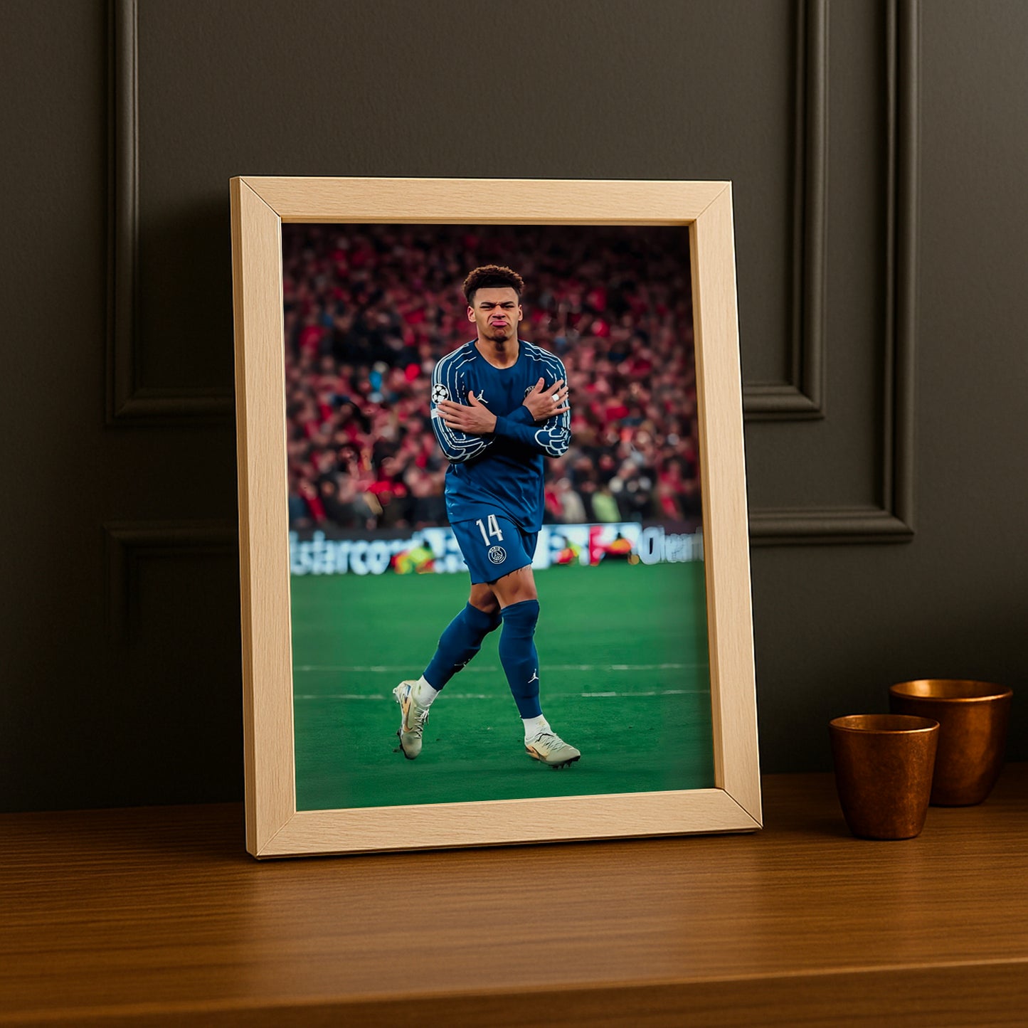 Cadre photo Paris Saint-Germain Désiré Doué Cold