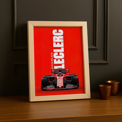 Cadre photo Charles Leclerc Formula 1