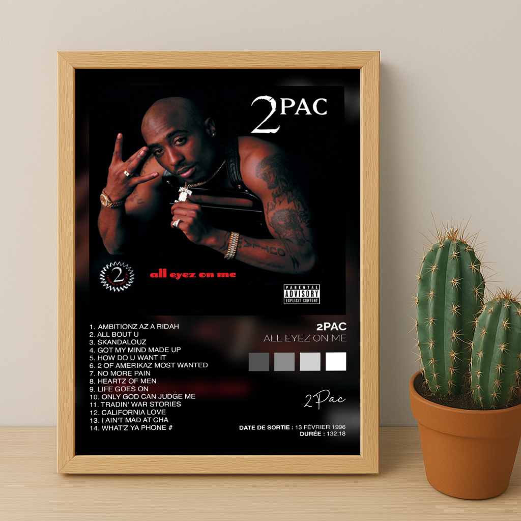 Poster 2Pac - Album All Eyez On Me