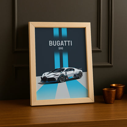Cadre photo Bugatti Divo