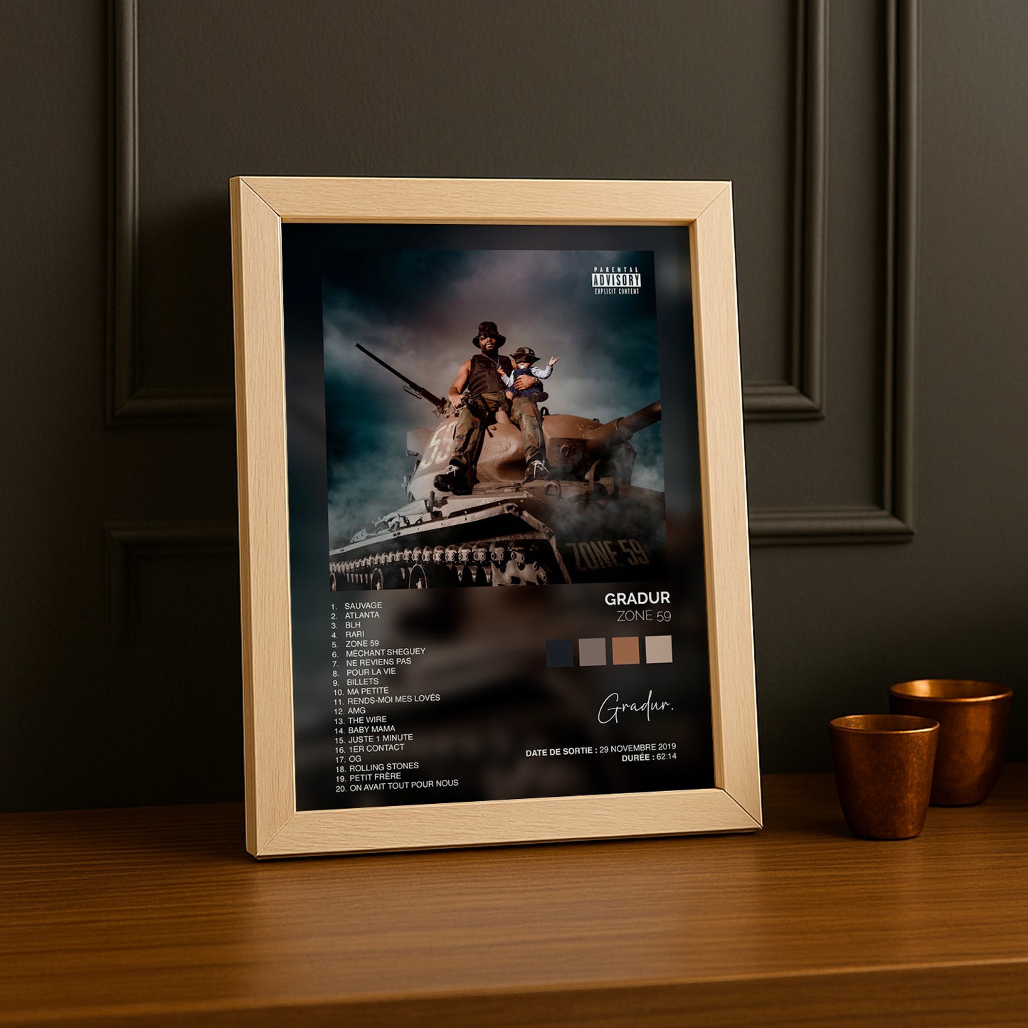 Cadre Photo Album - Gradur Zone 59