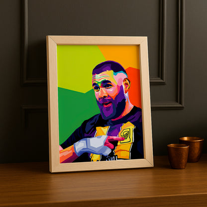 Cadre photo Karim Benzema