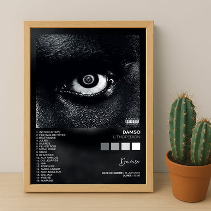 Poster Damso – Lithopédion