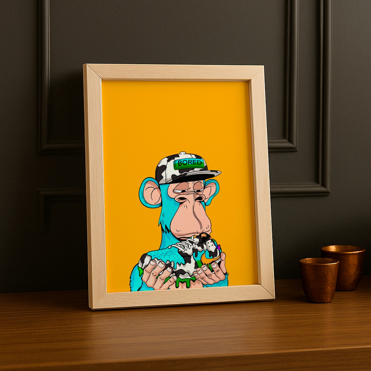 Cadre photo Bayc Nike Dunk SB Ben & Jerry's