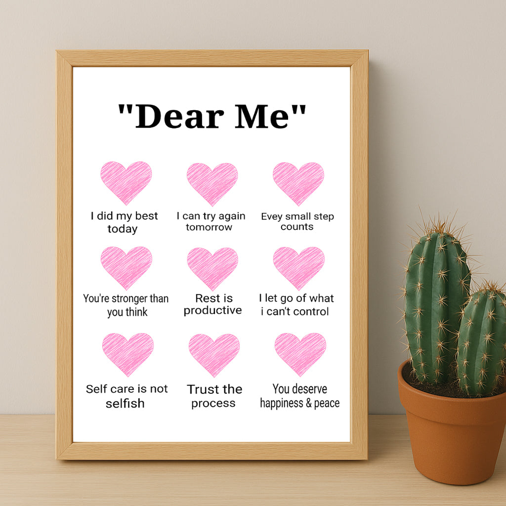 Cadre photo Citation - Dear Me