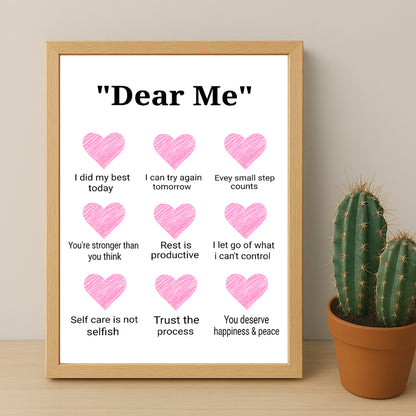 Cadre photo Citation - Dear Me