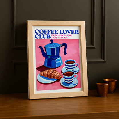 Cadre photo Coffee Lover - Club