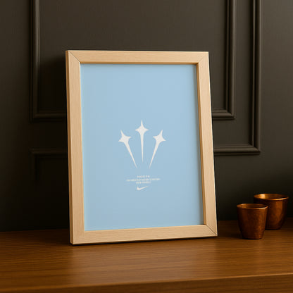 Cadre photo Nocta logo bleu