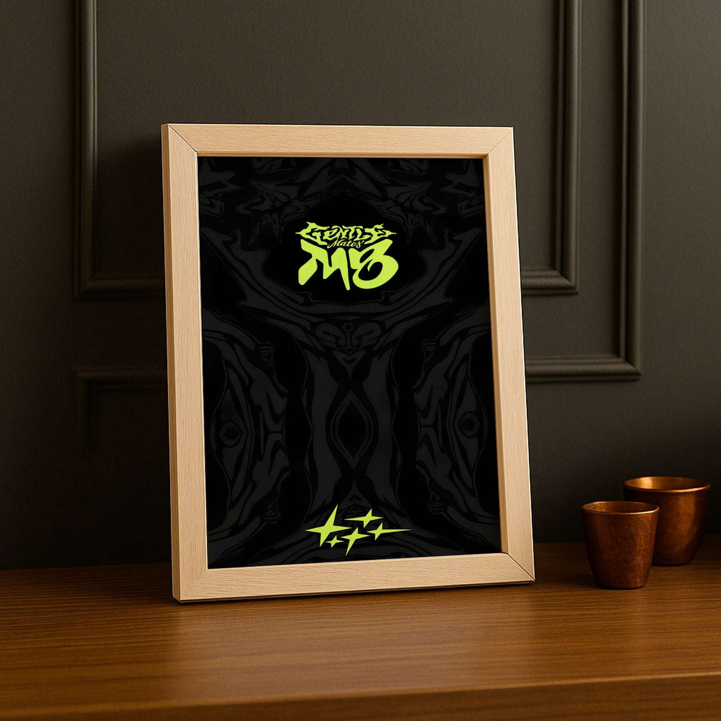 Cadre photo Gentlemates logo