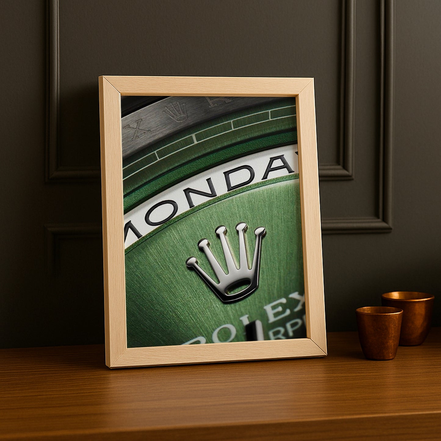 Cadre Photo Rolex - Oyster Vert