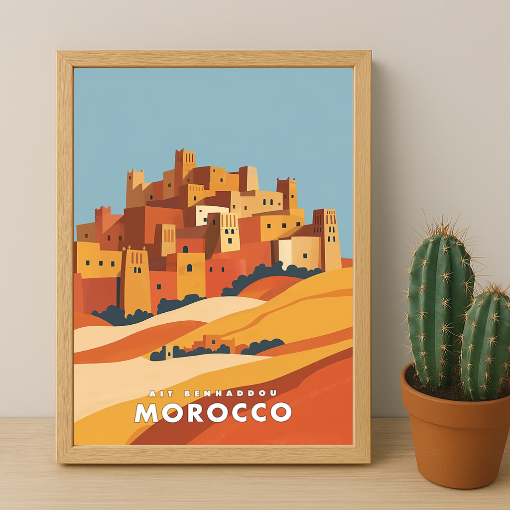 Ait Benhaddou Maroc - Poster