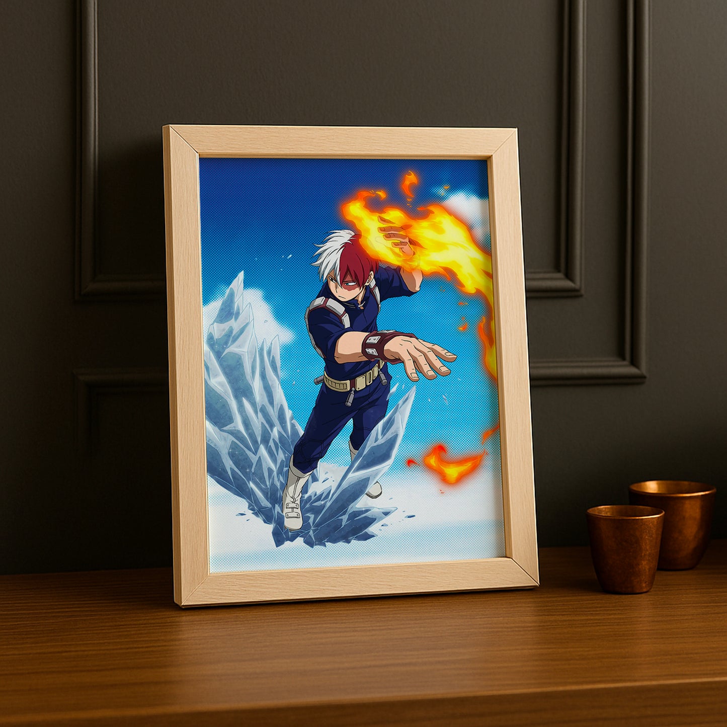 Cadre Photo My Hero Academia - Todoroki Saison 4