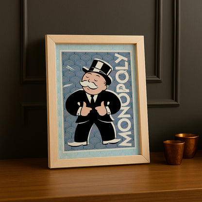 Monopoly Bleu - Poster