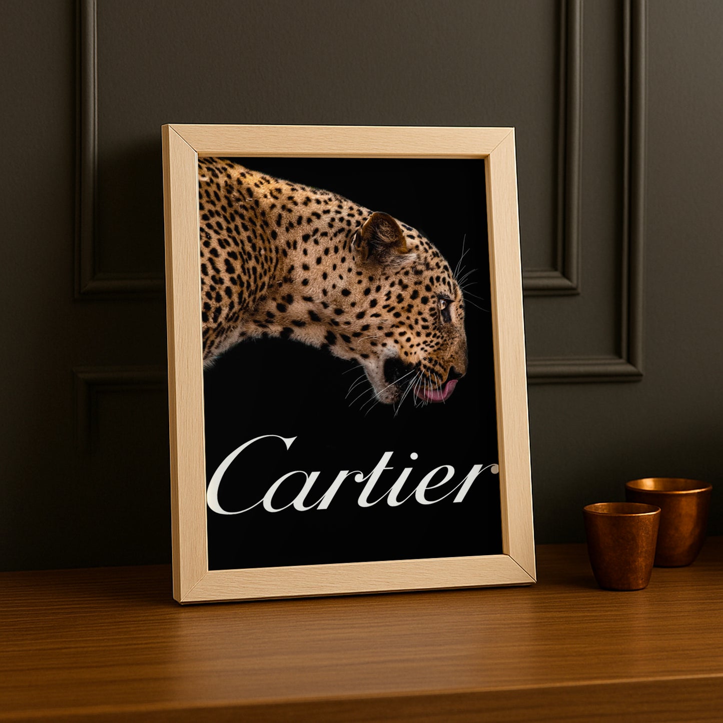 Cadre photo Cartier Tigre