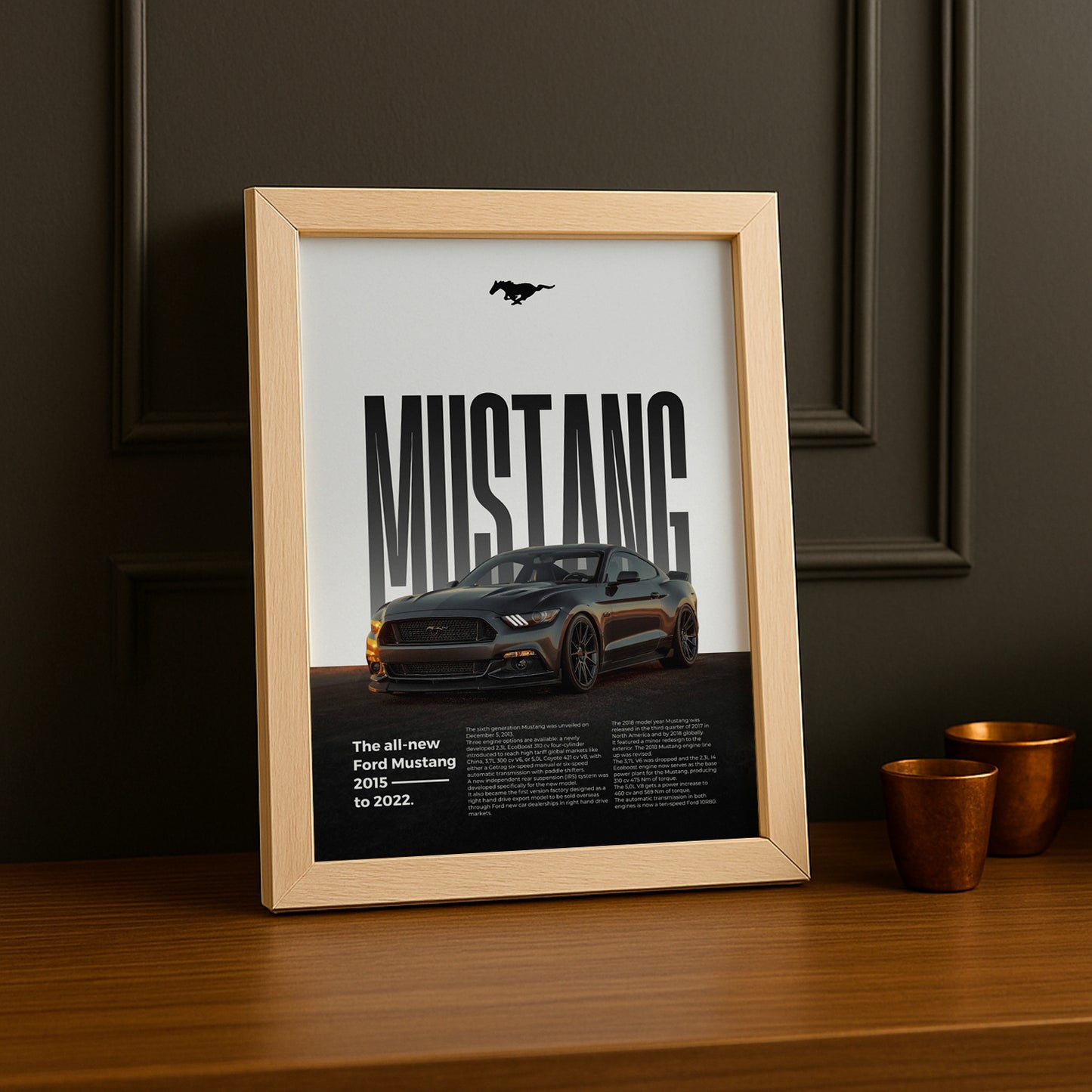 Poster Voitures - Ford Mustang 2015