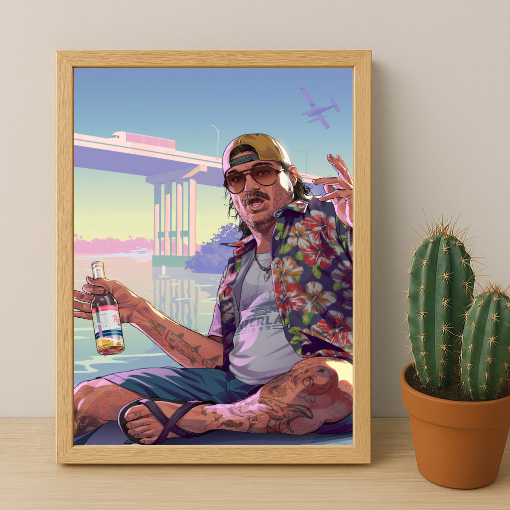 Poster Grand Theft Auto VI - Cal Hampton