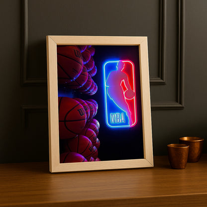 Cadre photo NBA - Led