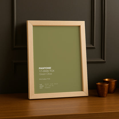 Cadre Photo Pantone - Green Olive