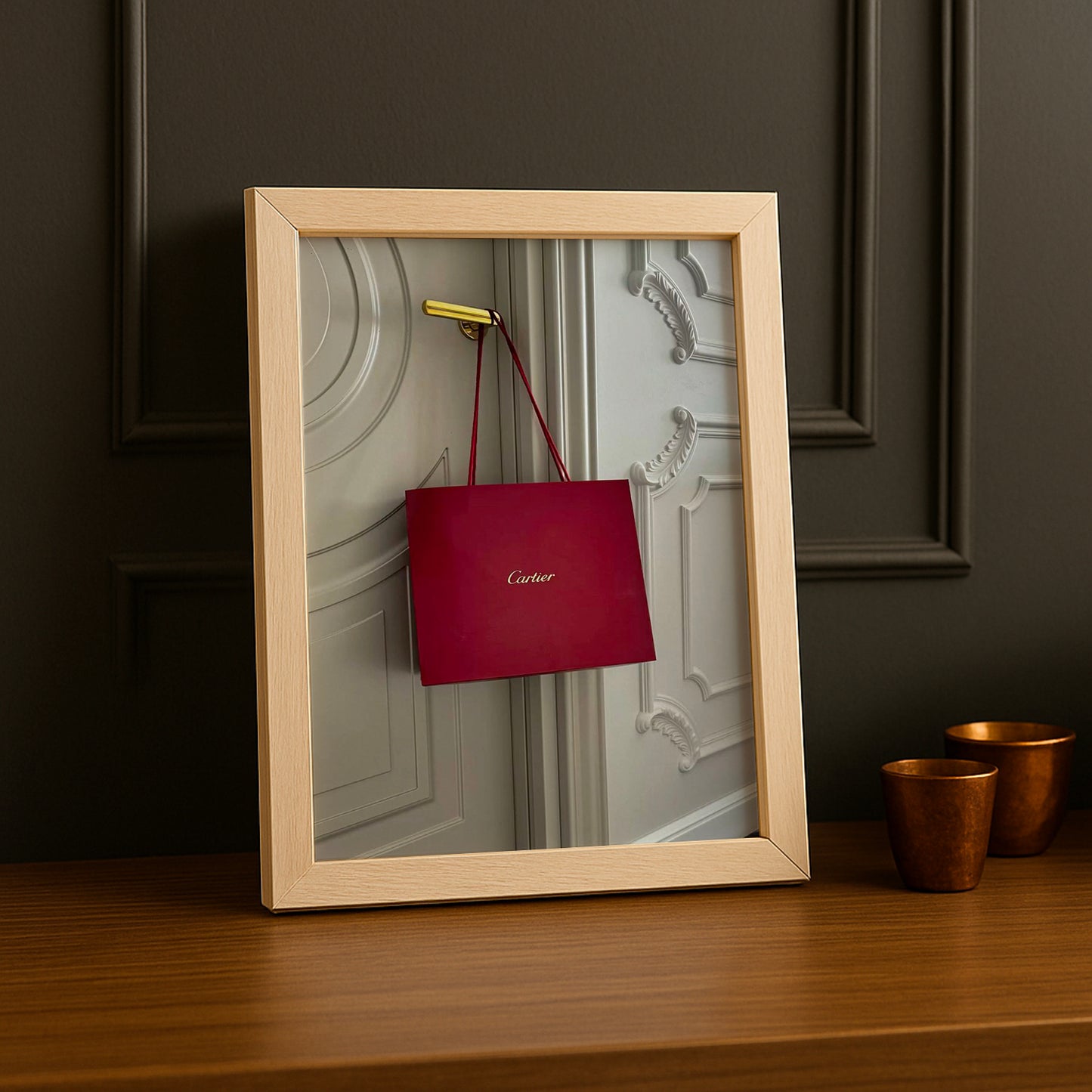 Cadre photo Cartier - Sac de Shopping