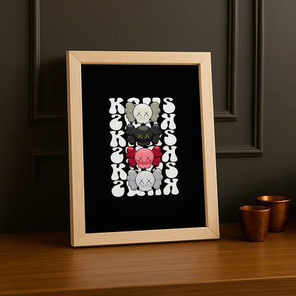 Poster Kaws head