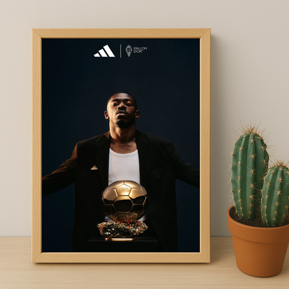 Cadre photo Ballon d'Or Ousmane Dembélé