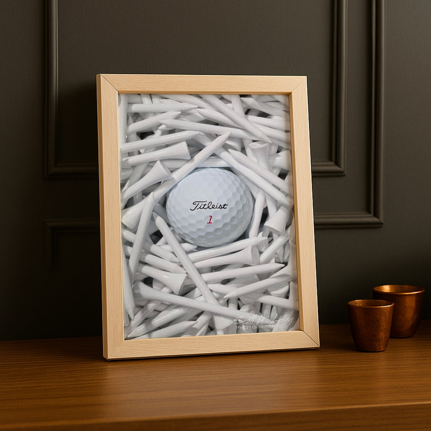 Cadre Photo Golf - Titleist White