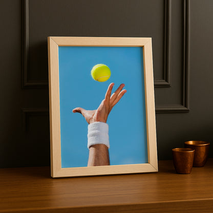 Cadre photo Tennis - Service