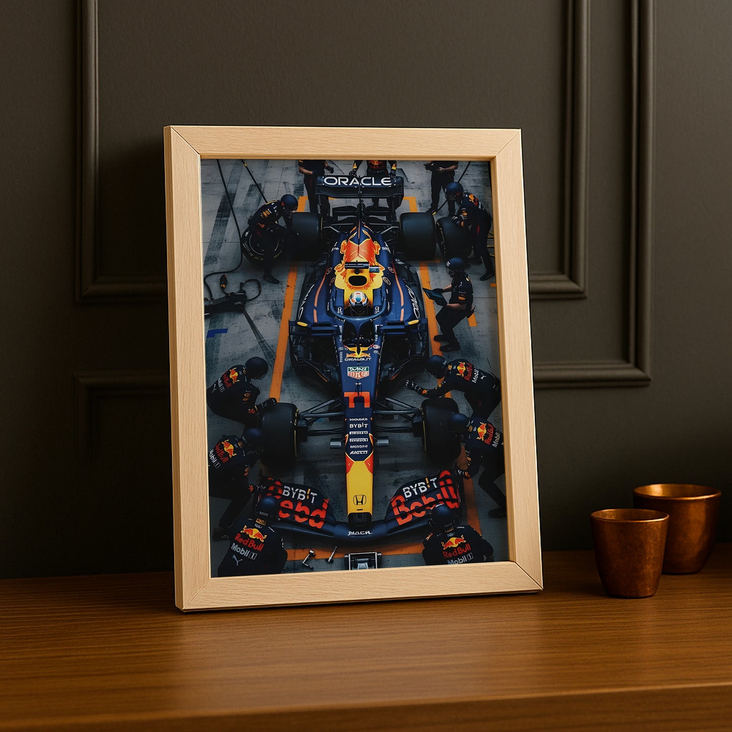 Poster encadrée Formule 1 - Redbull