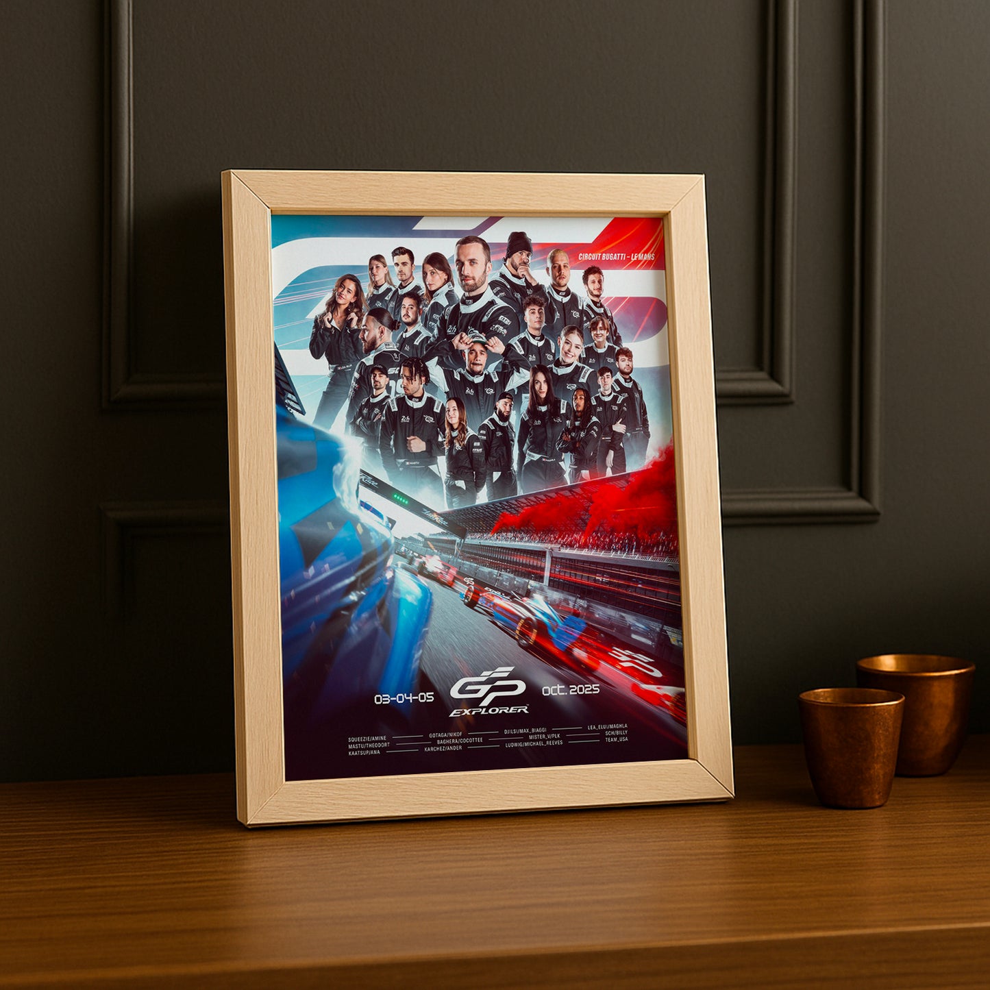 Cadre Photo GP Explorer The Last Race Squeezie