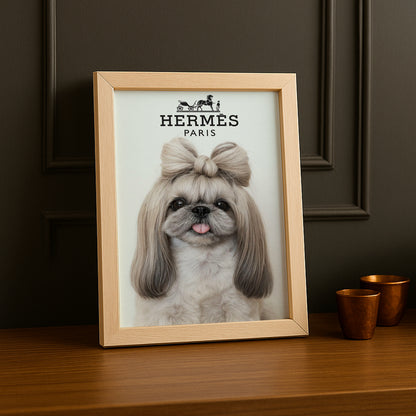 Cadre photo Hermès - Chien
