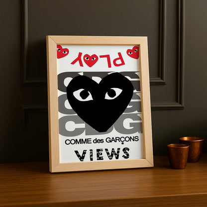 Cadre photo Comme des garçons