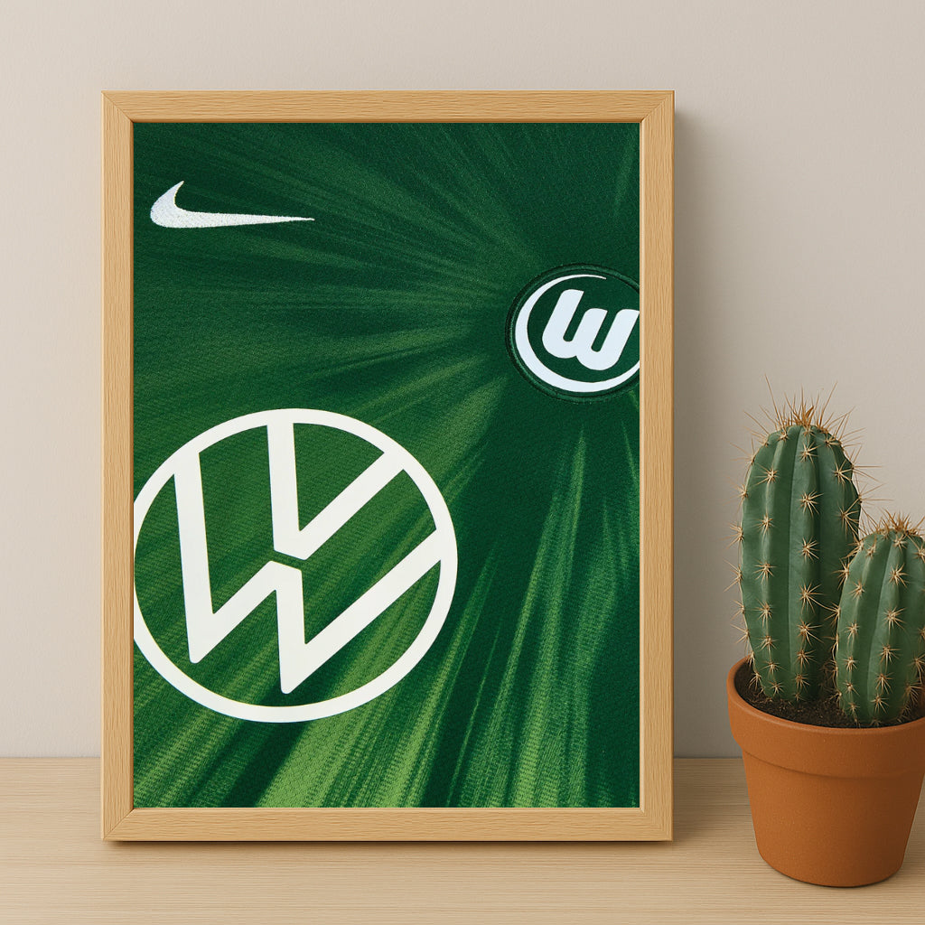 Poster Maillot Football - Wolfsburg Kit 25-26