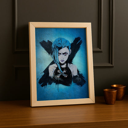 Cadre photo Jinx X Arcane