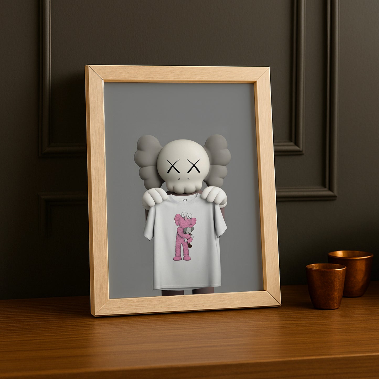 Poster Kaws t-shirt