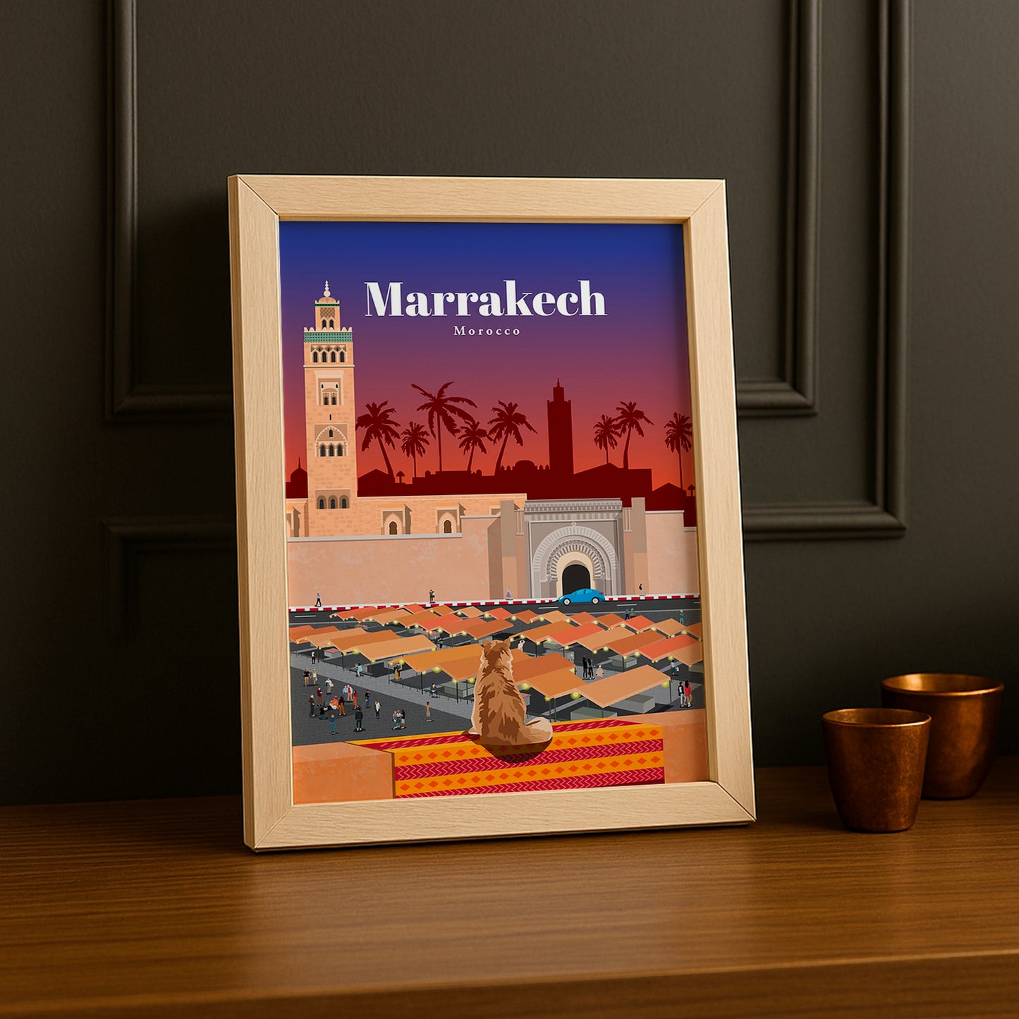 Maroc Marrakech - Poster