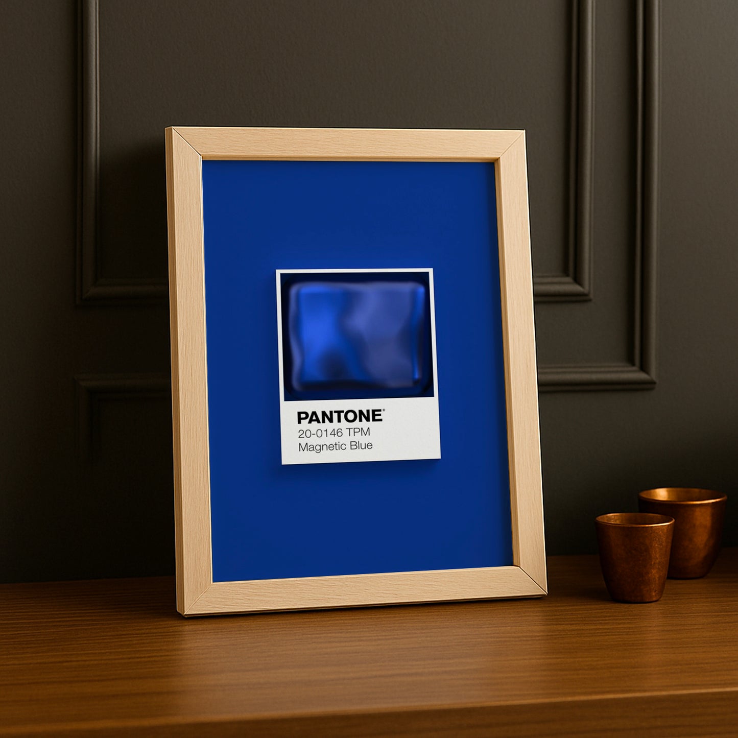 Cadre Photo Pantone Étiquette - Magnetic Blue