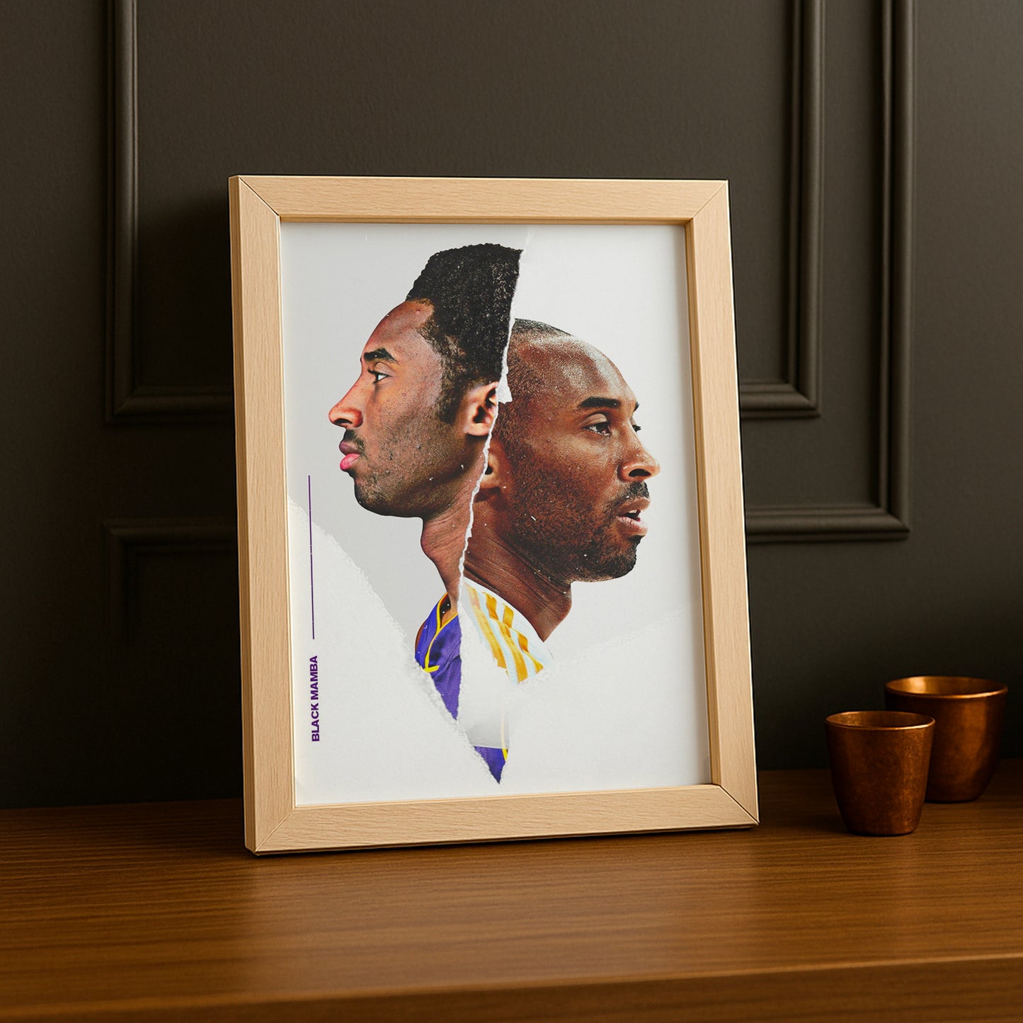 Cadre photo NBA - Kobe Bryant Aesthetic