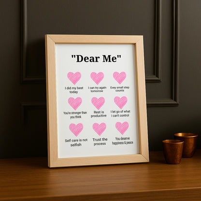 Cadre photo Citation - Dear Me