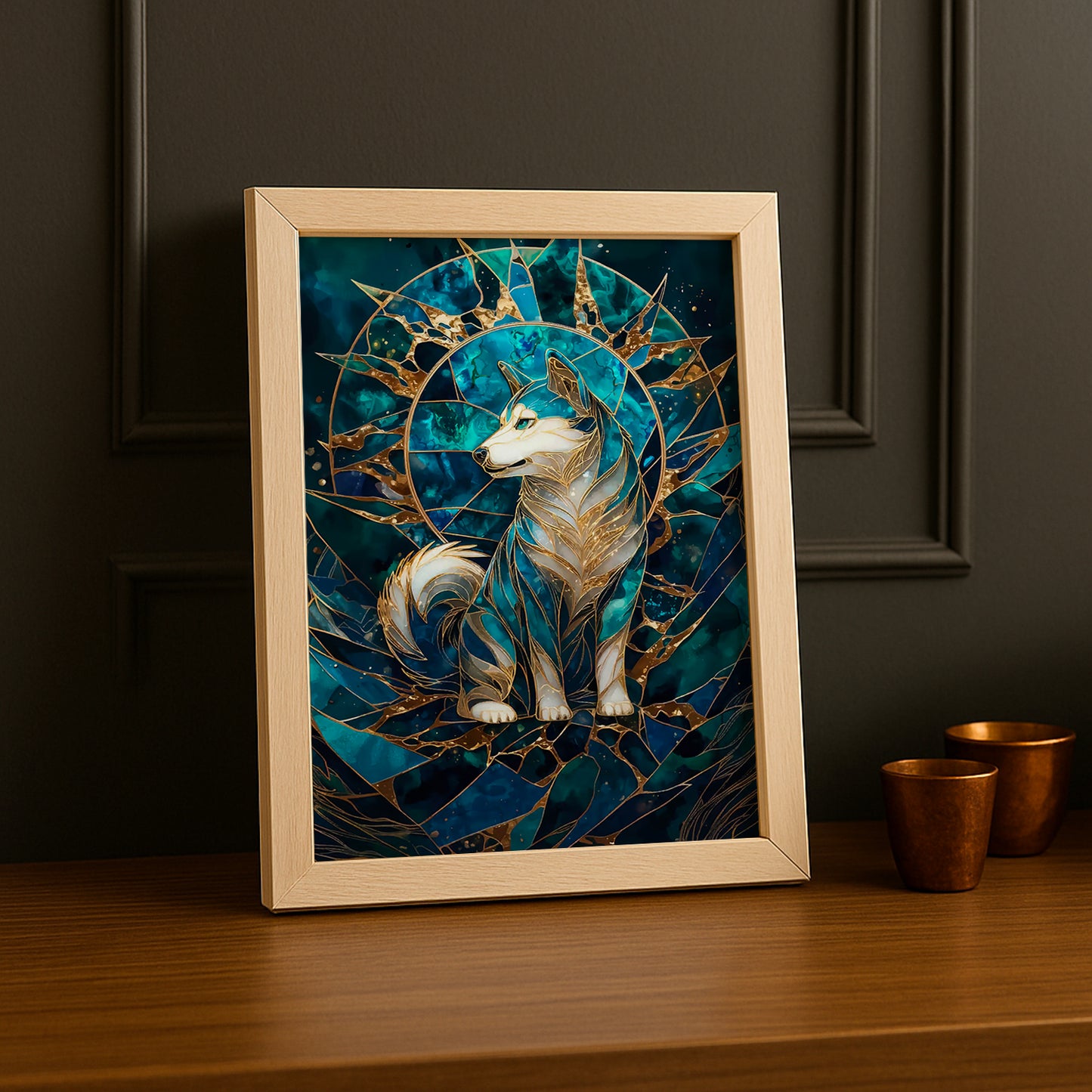 Cadre Photo Chien - Golden