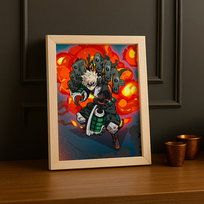 Cadre Photo My Hero Academia - Bakugo Explosive