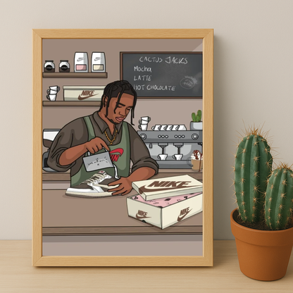 Poster Nike Travis Scott Draw