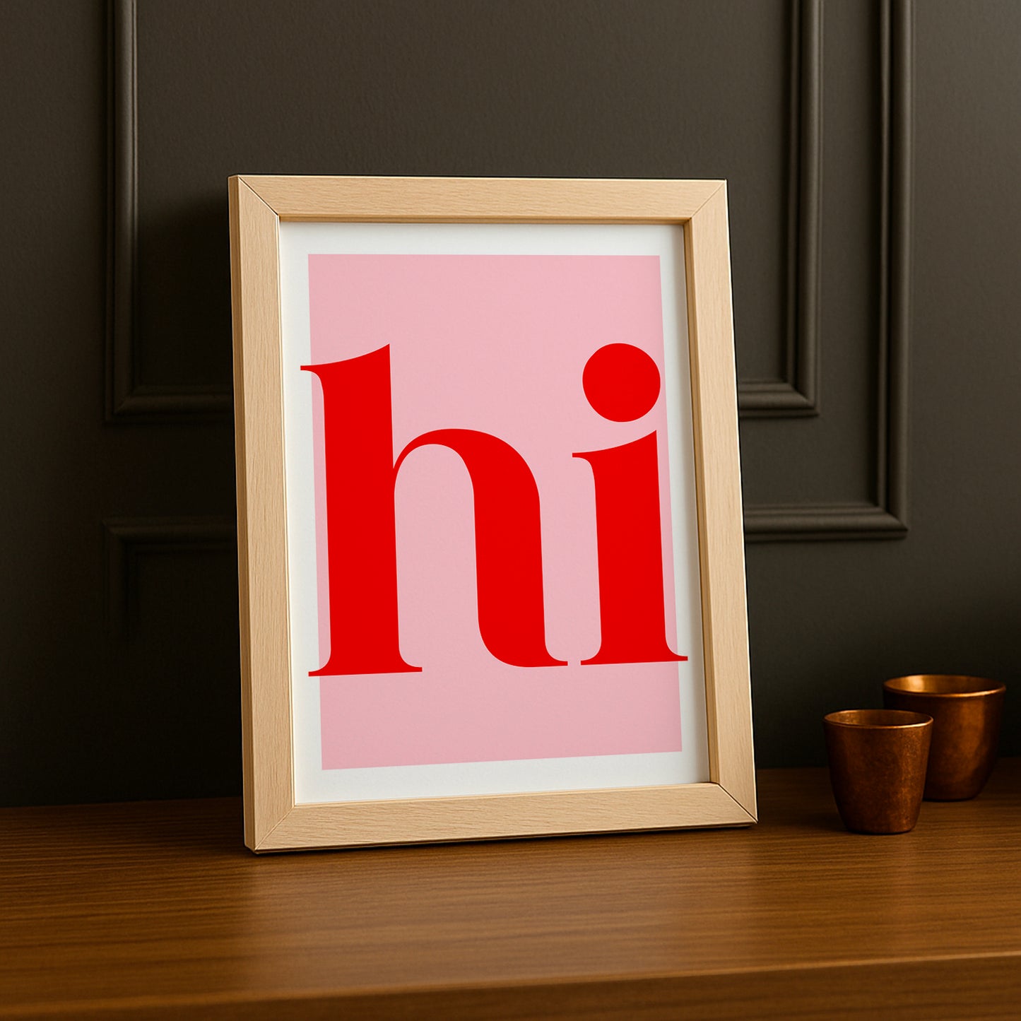 Cadre photo Citation - Hi