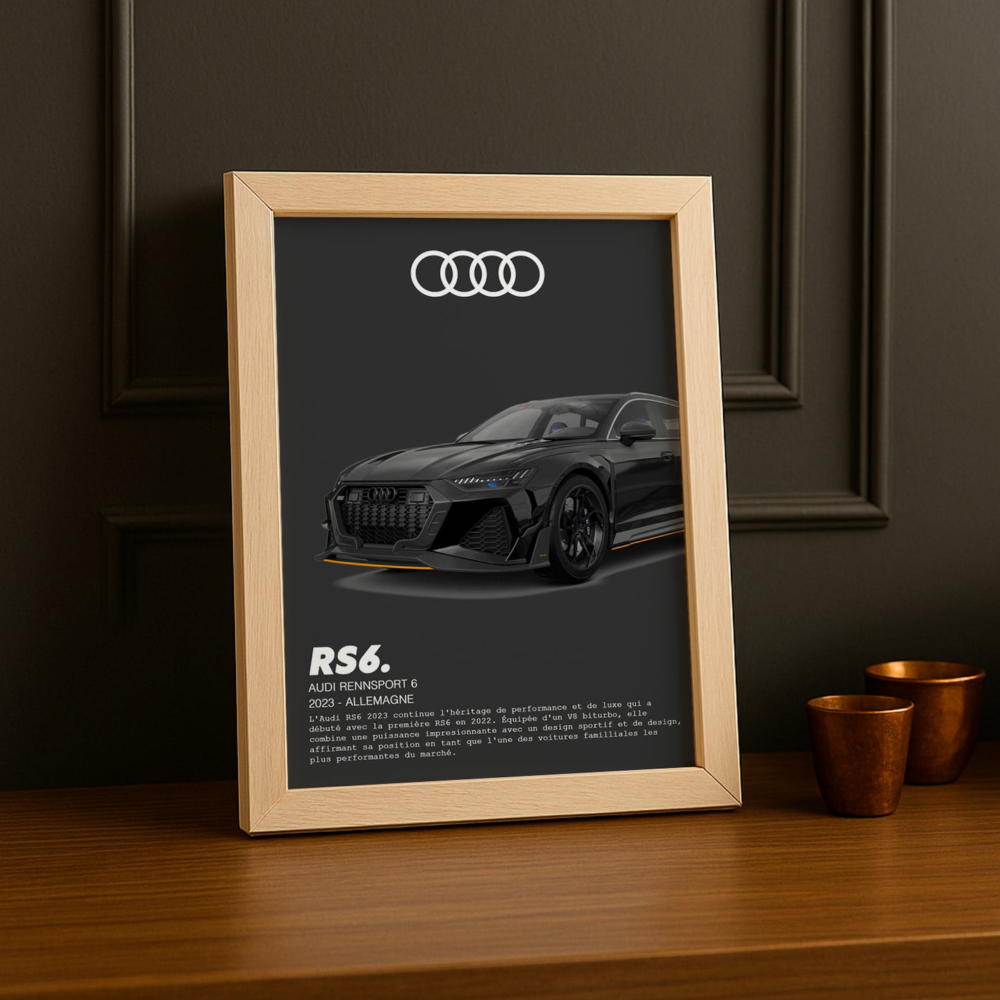 Cadre photo Audi RS6
