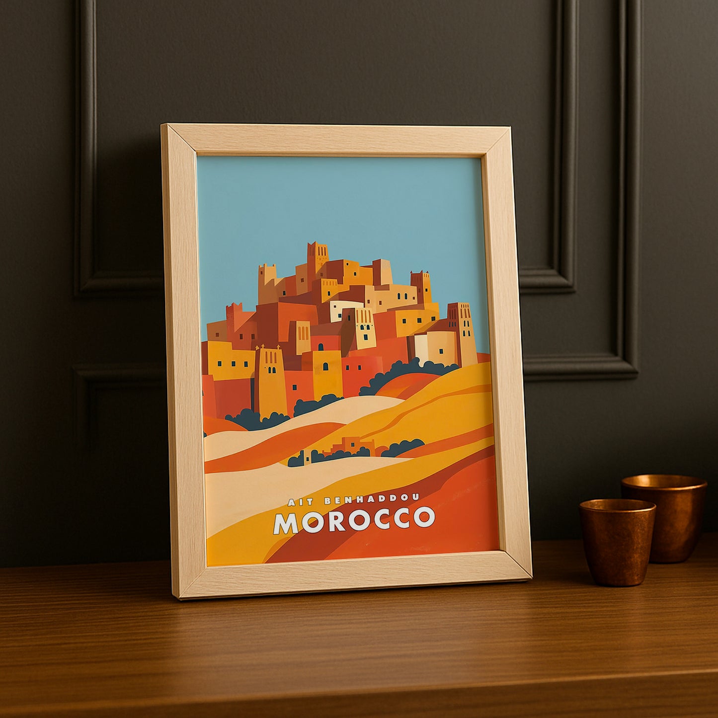 Ait Benhaddou Maroc - Poster