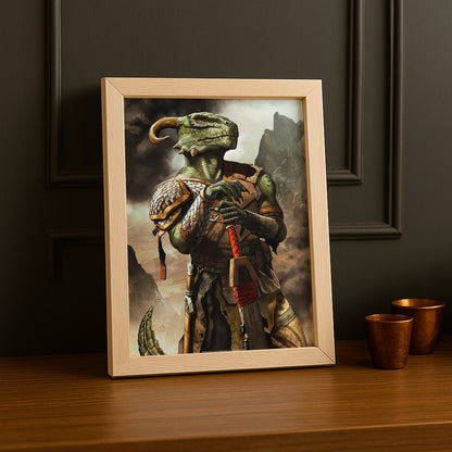 Cadre Photo Skyrim - Argonian