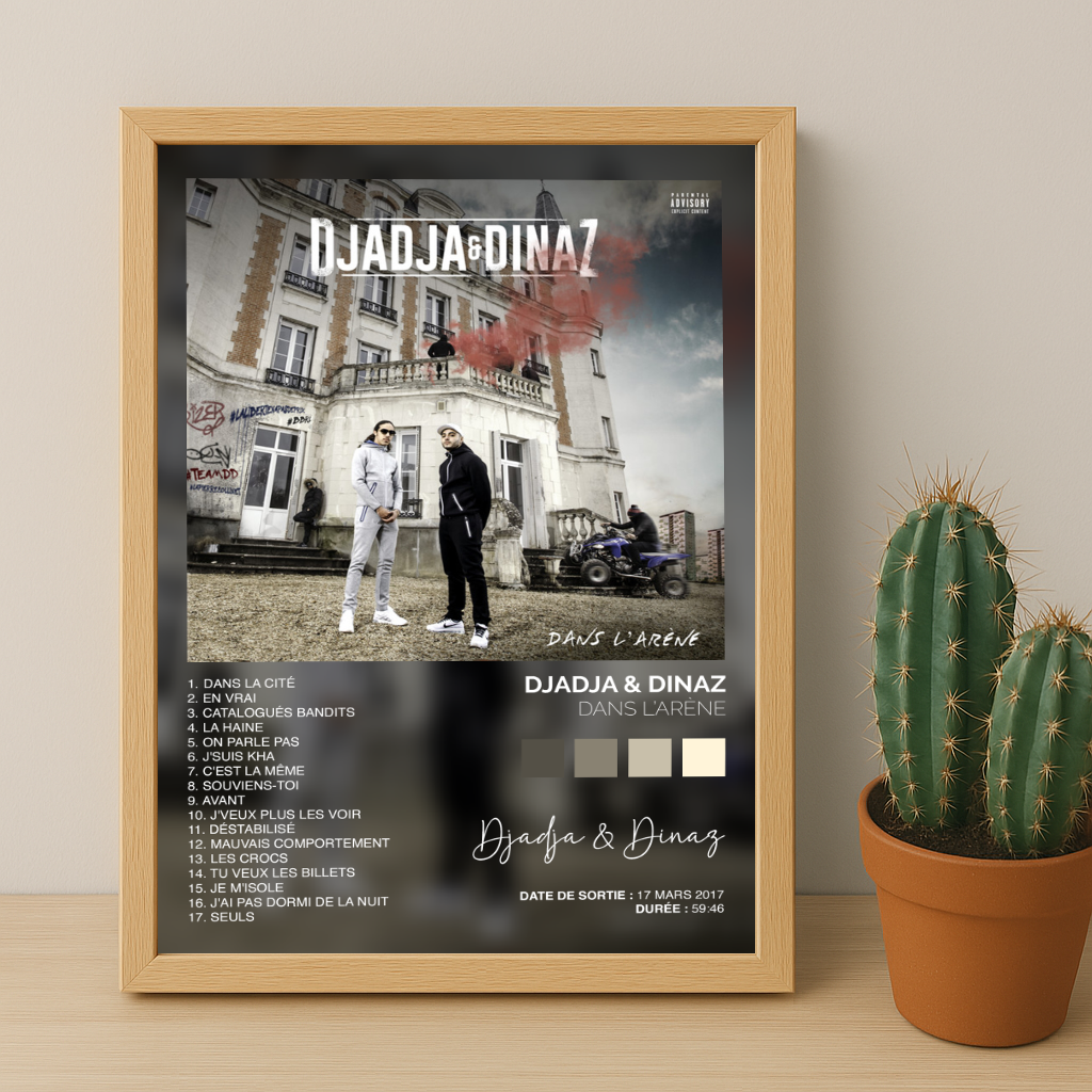Cadre photo Album - Dans l'Arène Djadja & Dinaz