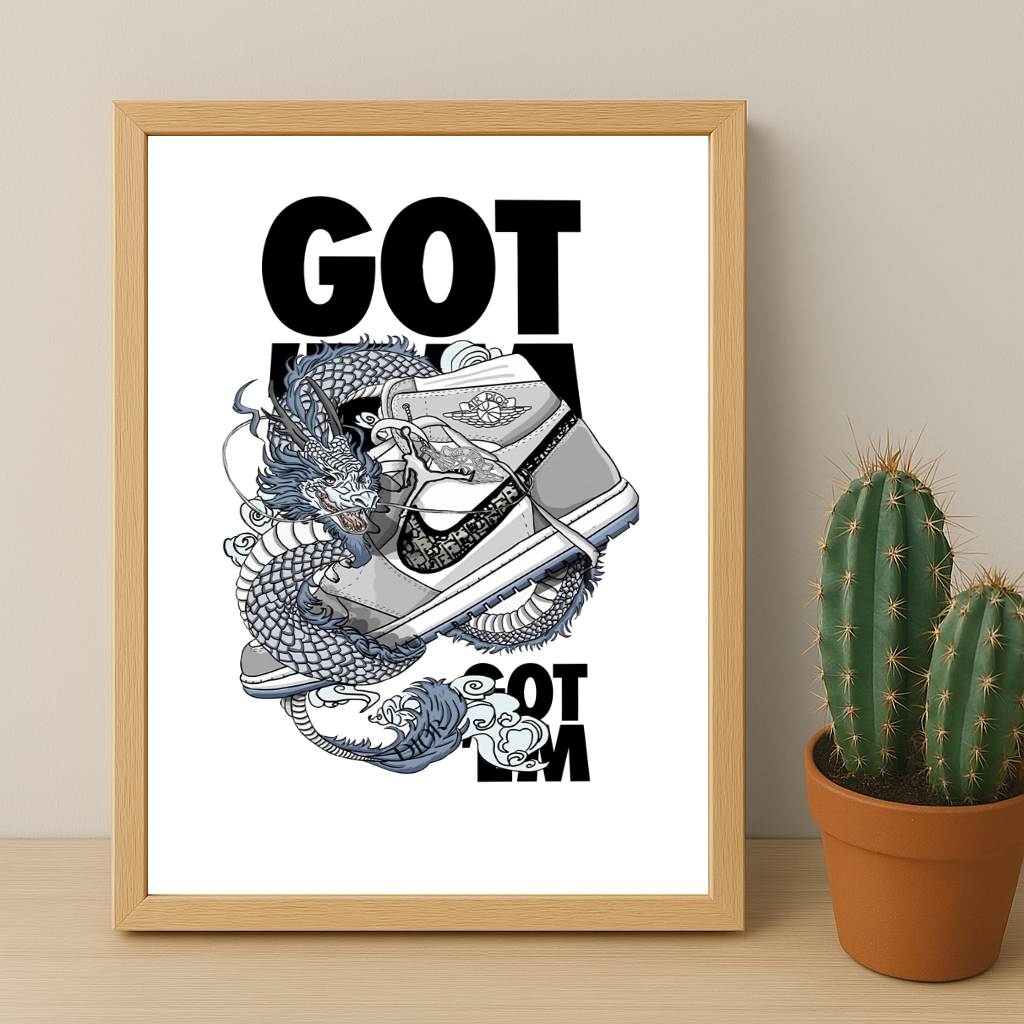 Poster Nike Air Jordan 1 High x Dior Got'Em
