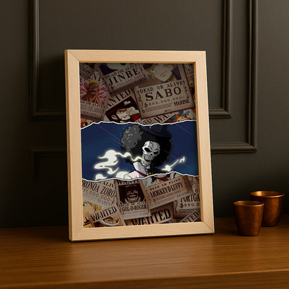 Cadre photo Brook One Piece