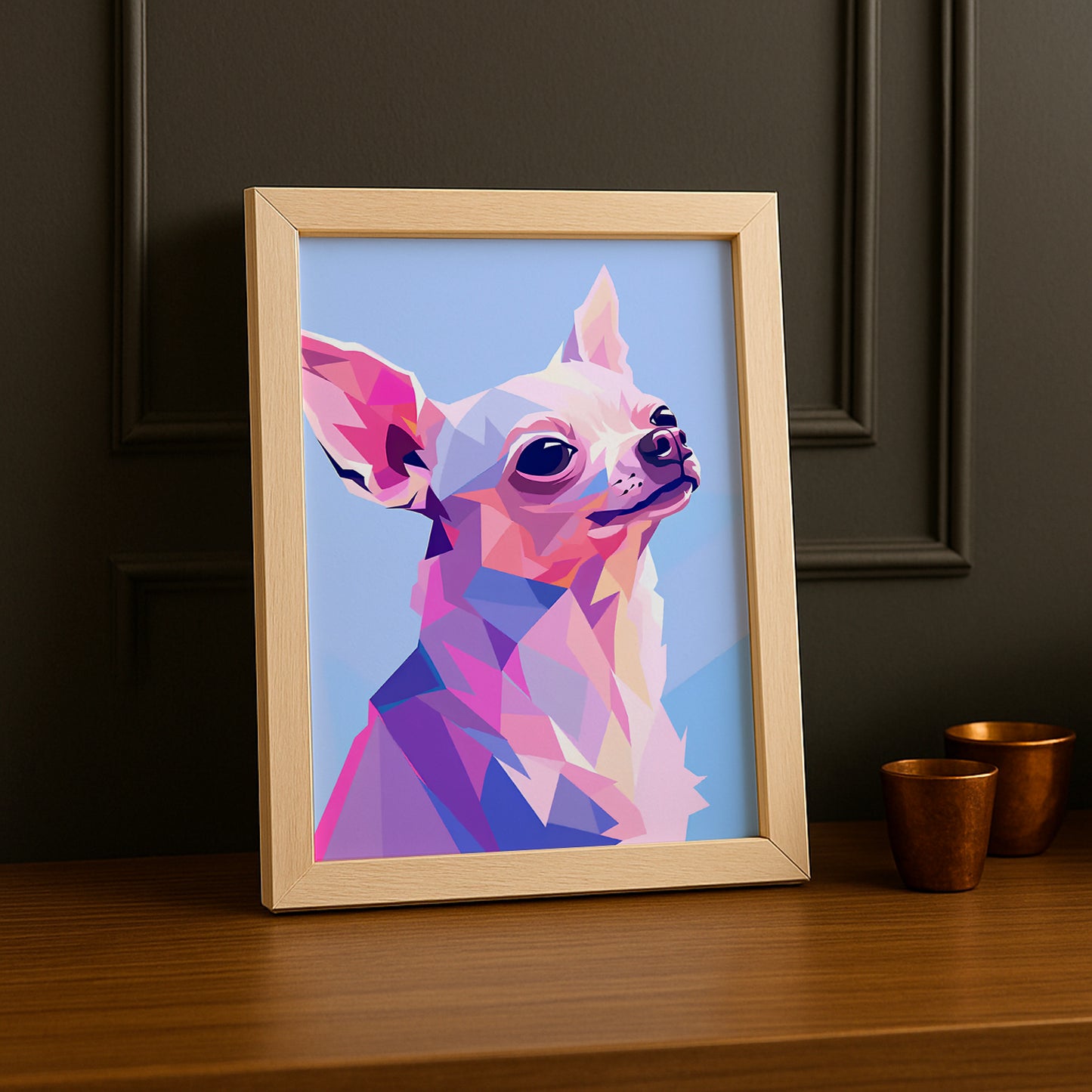 Chien géométrique - Poster